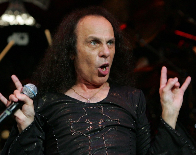 Targa Metallica Muzuputs Ronnie James Dio - Vintage 20x30 Cm - Decorazione Da Parete Per Home E Garage